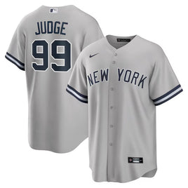 Men's XL  New York Yankees #99 Aaron Judge Gray Big & Tall Road Replica Player Jersey